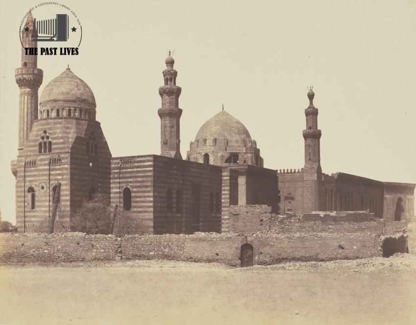 1851 Egypt, Al-Mahmoudiya and Sultan Hassan Mosques, Cairo