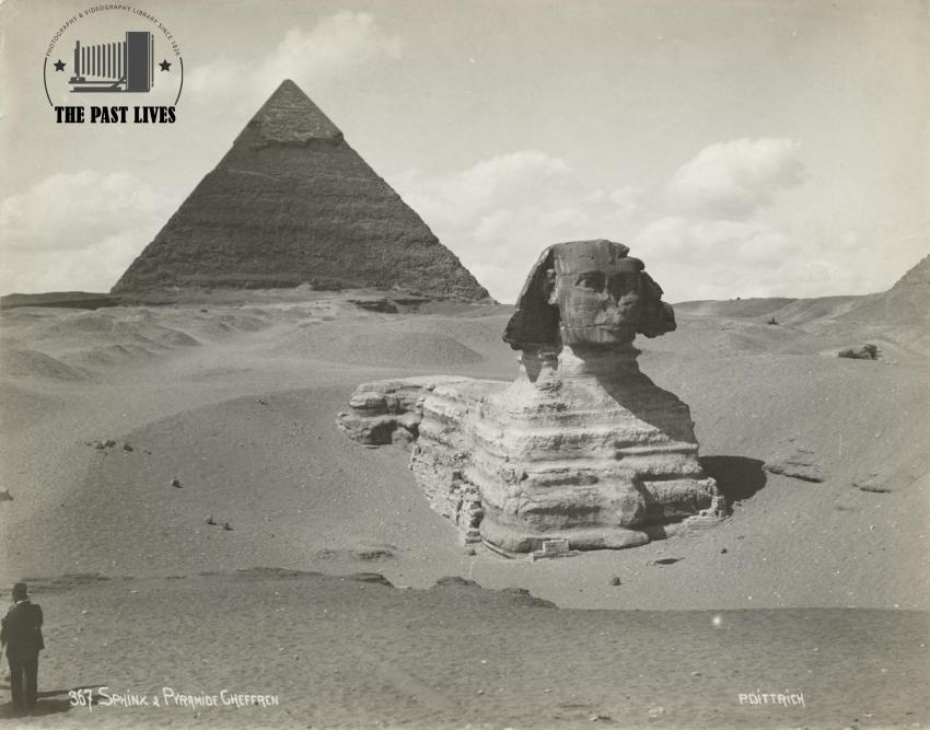 1896 Egypt | Giza - Sphinx and Pyramids