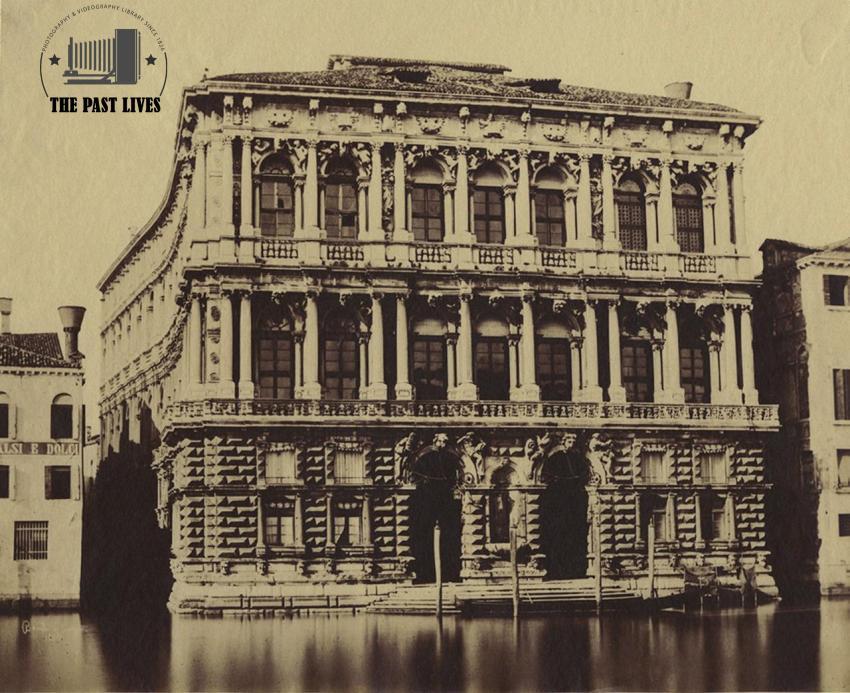 Italy , Pesaro Palace, Venice, 1855