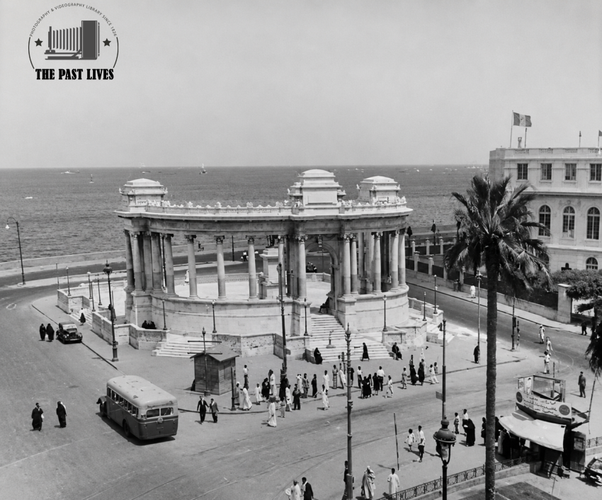 1959 Egypt, Alexandria, Unknown Soldier Square