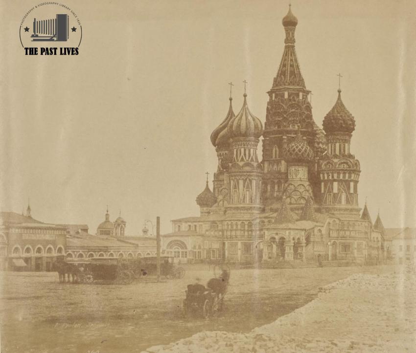 1850 Russia | Moscow- St. Basil's Church