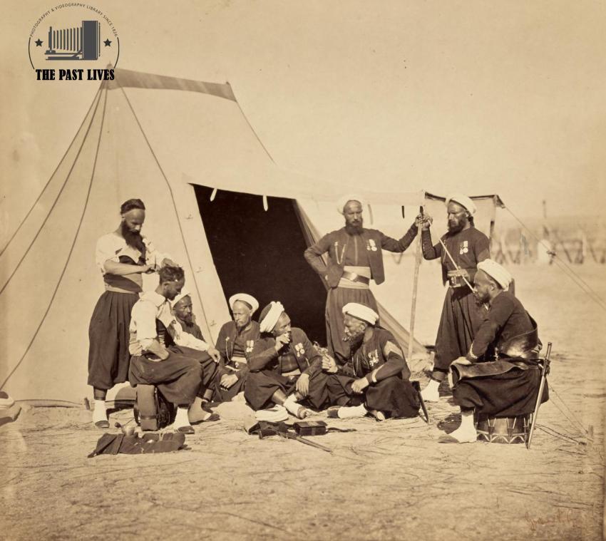 1855 Ukraine  | Crimean War - Camp the barber