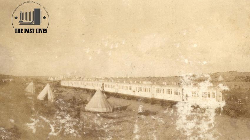 Egypt, Sinai, Bardawil Train Hospital in 1915
