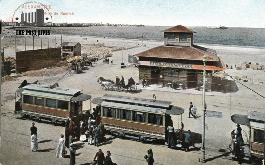 Egypt, Ramleh Station, Alexandria 1904