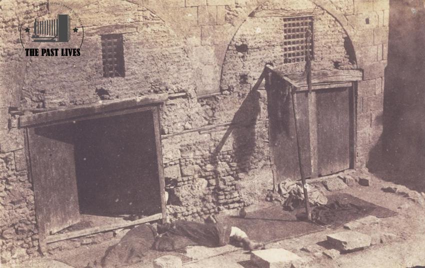 Egypt, Cairo, old shops, 1856