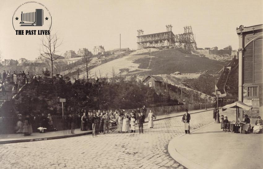 France , Square Saint Pierre 1882