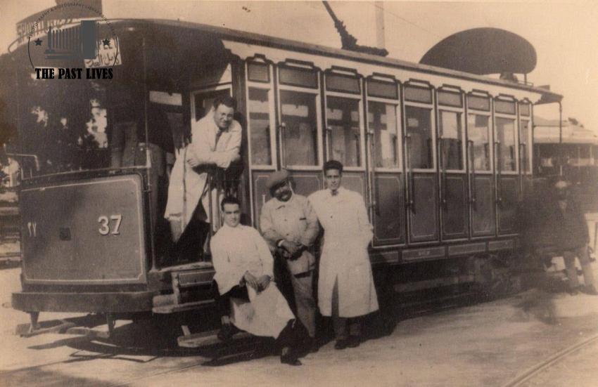 Egypt, Alexandria, Mustafa Kamel Tram Workshop, 1927