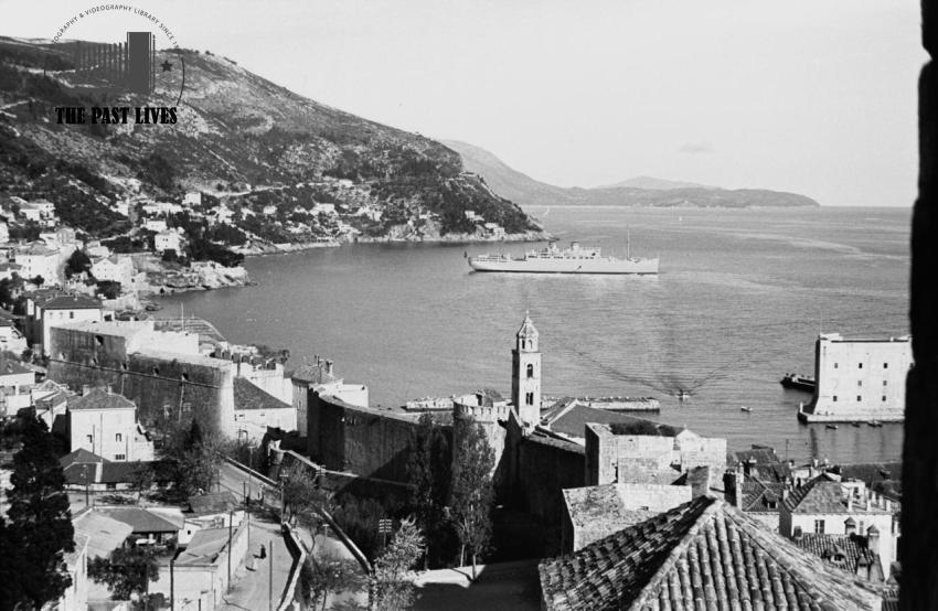 Dubrovnik – Old Port & S.S. Milwaukee Croatia 1939