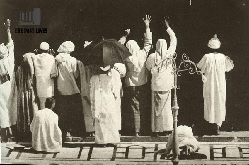 The Holy Kaaba in Mecca, Hajj season 1953