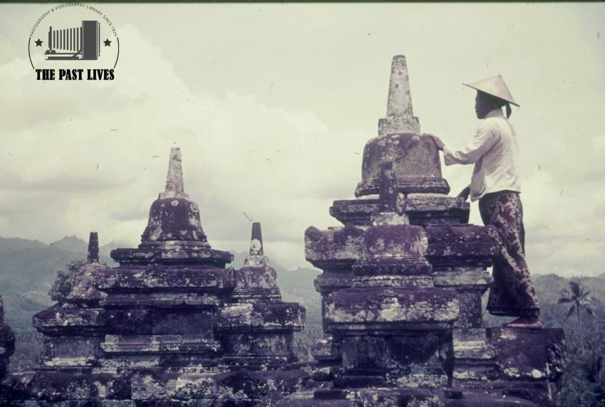 Tempelanlage Borobudur , Indonesia 1939