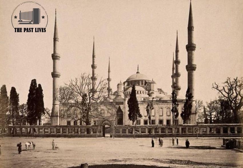 Mosquée du Sultan Ahmed , İstanbul ,Turkey 1880