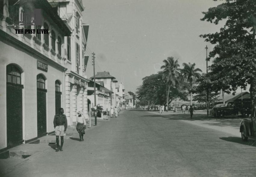 Nigeria  , Marina Street, Lagos 1950