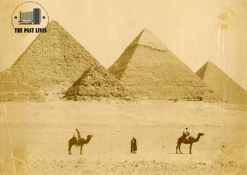 1895 - The Pyramids of Giza - Egypt