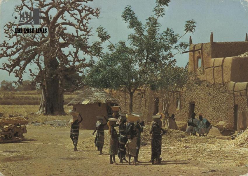 VILLAGE SCENEM NORTHERN NIGERIA 1936