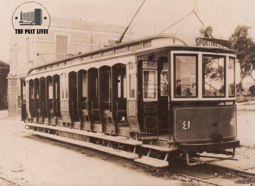 Egypt, Tramway Alexandria in 1915
