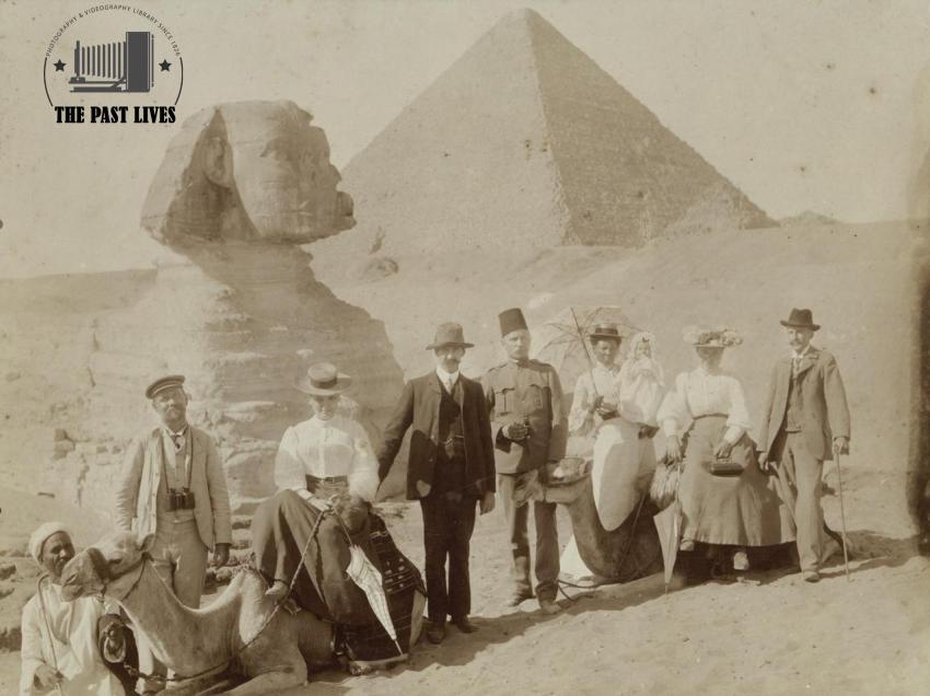 1905 Egypt | Giza - Pyramids and the Sphinx