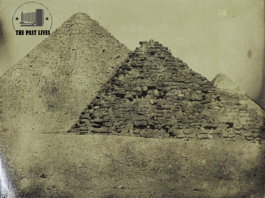 Egypt, Giza Pyramids, 1851 AD