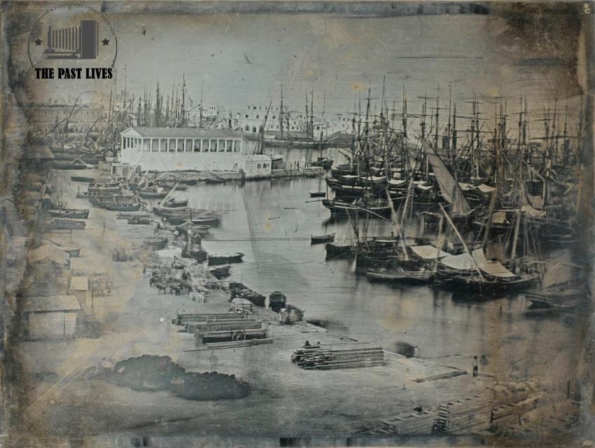 Algiers Port, 1844