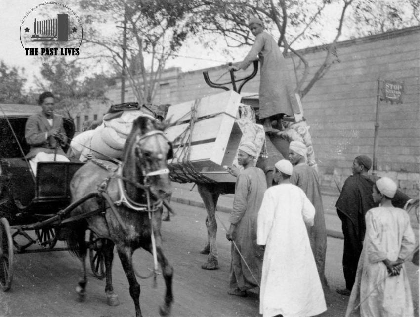 Cairo - The salon room was transported on camels in 1912 AD
