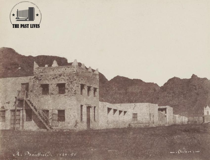 oldest photo taken house village  Aden 1855