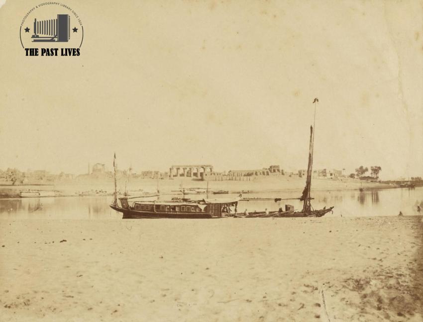 Egypt, Luxor Temple, 1849