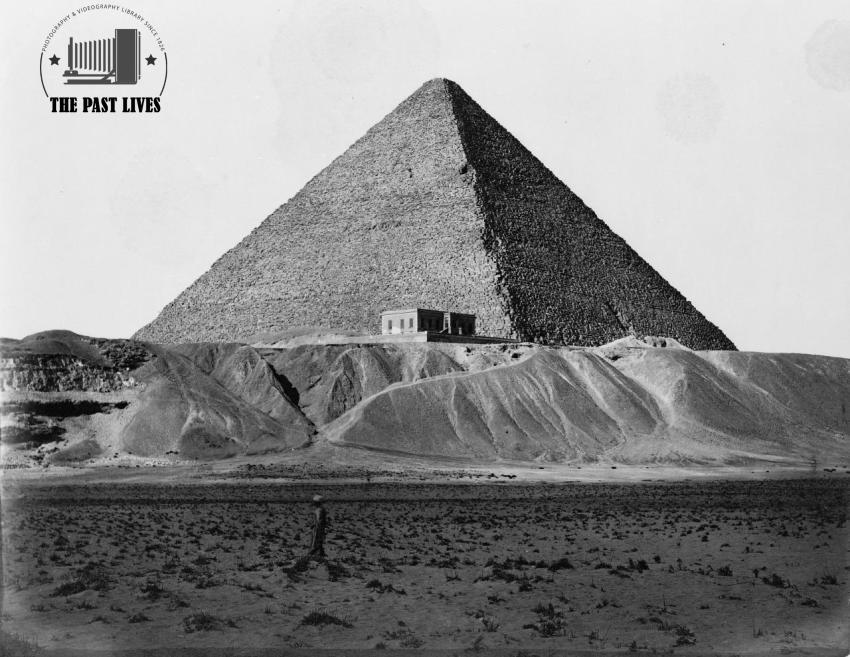 Egypt, Great Pyramid (Khufu) - Giza in 1860 AD