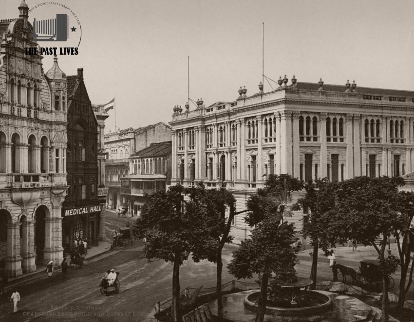 1896 Singapore | Chartered Bank Buildings  Battery Road