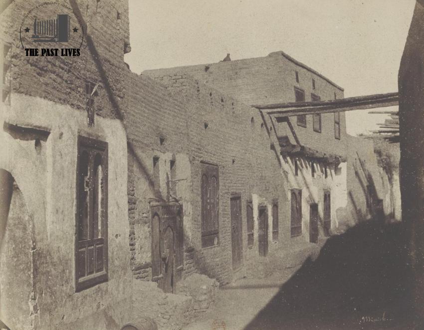 Egypt, a street in Minya, 1856