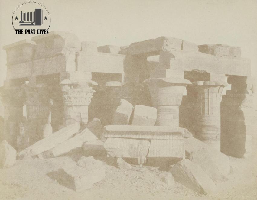 Egypt, Aswan, Kom Ombo Temple, 1856
