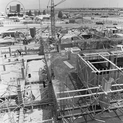 Nicosia's Airport - New buildings under construction 1965