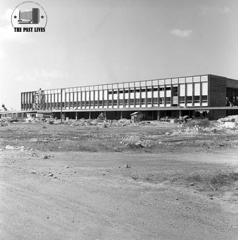 Nicosia airport new terminal Cyprus 1960