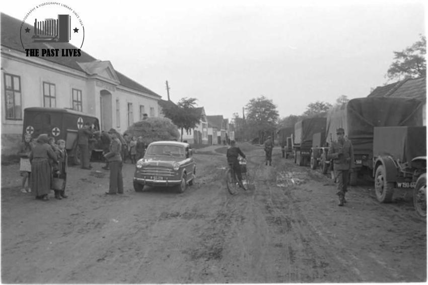 Red Cross Relief Transport at the Austrian Border Hungary 1966
