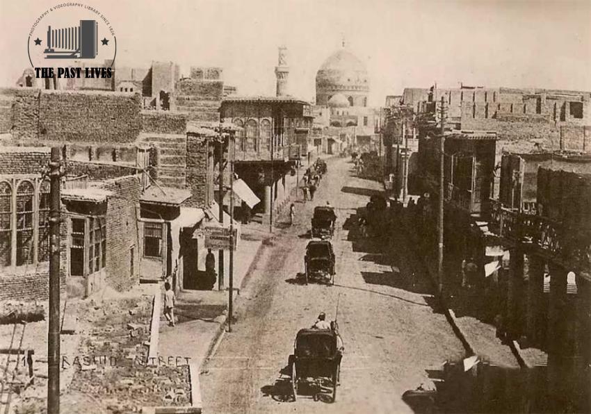 Iraq, Al-Rasheed Street in Baghdad 1916