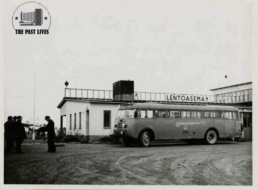 Porin lentoasema Finland 1960