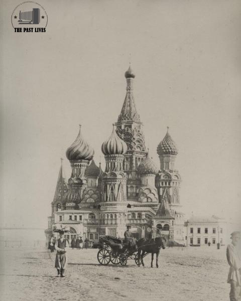 1870 Russia | Moscow - St. Basil's Cathedral