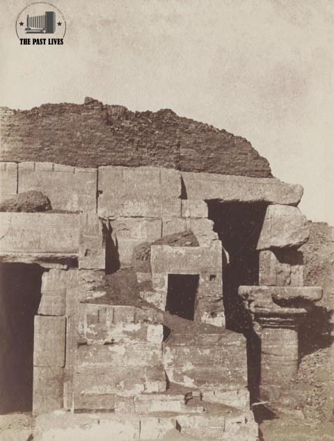 Egypt, Qena, Dendera Temple, 1856