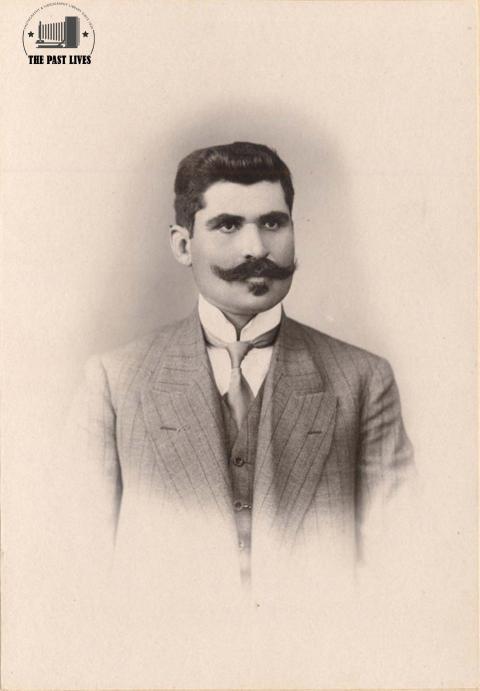 1910 Portrait of a man, Studio Melik, Tantah