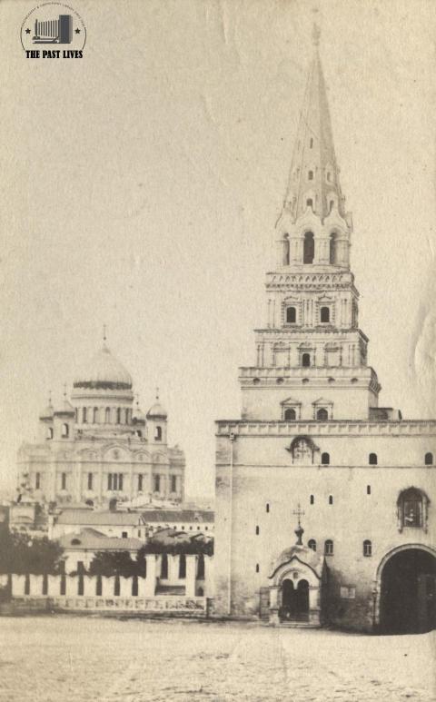 1870 Russia | Moscow - Borovitskaya Tower