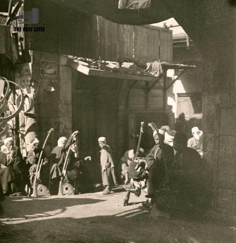 Street of Upholsterers munjid – Al-Ghouriya, Cairo – Egypt – 1908